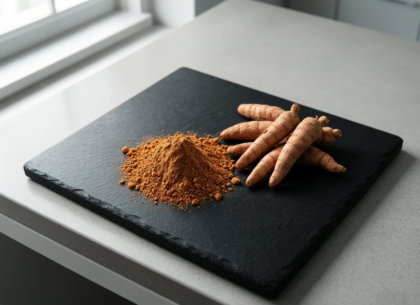 Raw natural ingredients for vitality formulas